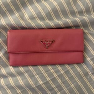 Pink Prada Wallet